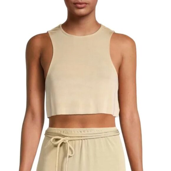 danielle bernstein ribbed cropped tank - Picture 1 of 5